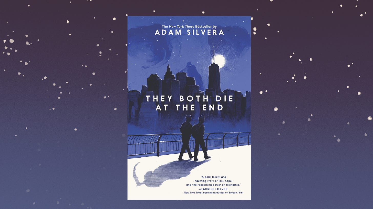 Cover of the book “They Both Die at the End.”