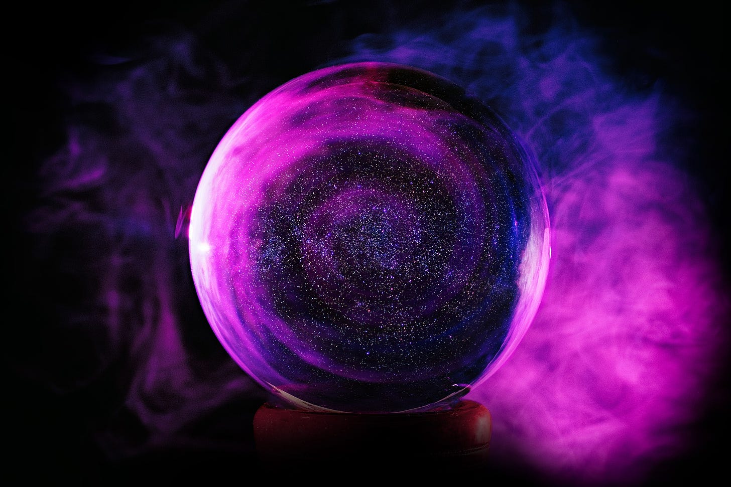 Image of purple crystal ball