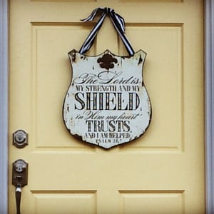 My Shield-Yellow Door