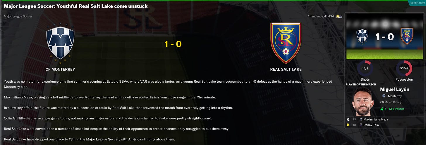 Football Manager 2021 Another Loss