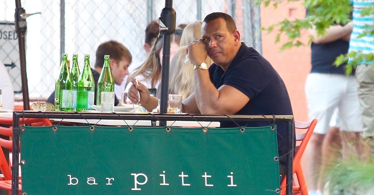 A-Rod Looks Depressed At Lunch By Himself Amid News J Lo&#39;s Moving In With  Ben Affleck