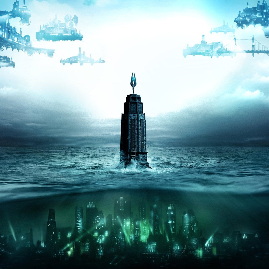 BioShock on Twitter: ""There's always a lighthouse. There's always a man.  There's always a city." Here's to one of many this #NationalLighthouseDay.  https://t.co/PkrraFHaSJ" / Twitter