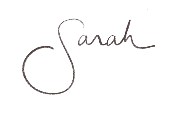 Sarah (my signature)