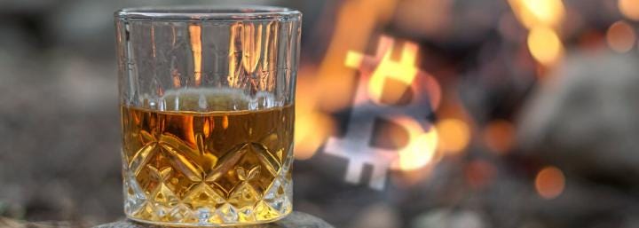 The US Fed’s crazy inflation is making investors hoard Bitcoin…and whiskey