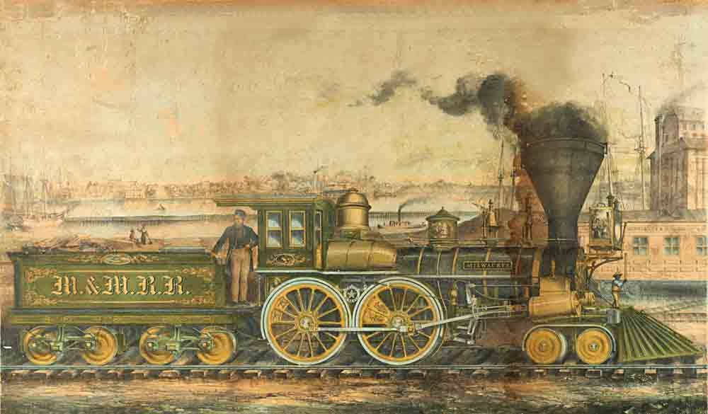 Milwaukee & Mississippi Railroad Co. Lithograph | Milwaukee County  Historical SocietyMilwaukee County Historical Society