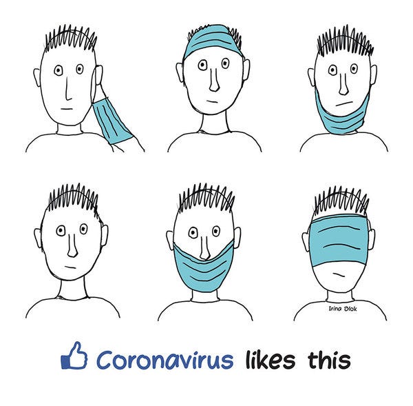 Not that funny, but coronavirus does like this — Credit: IrinaBlok
