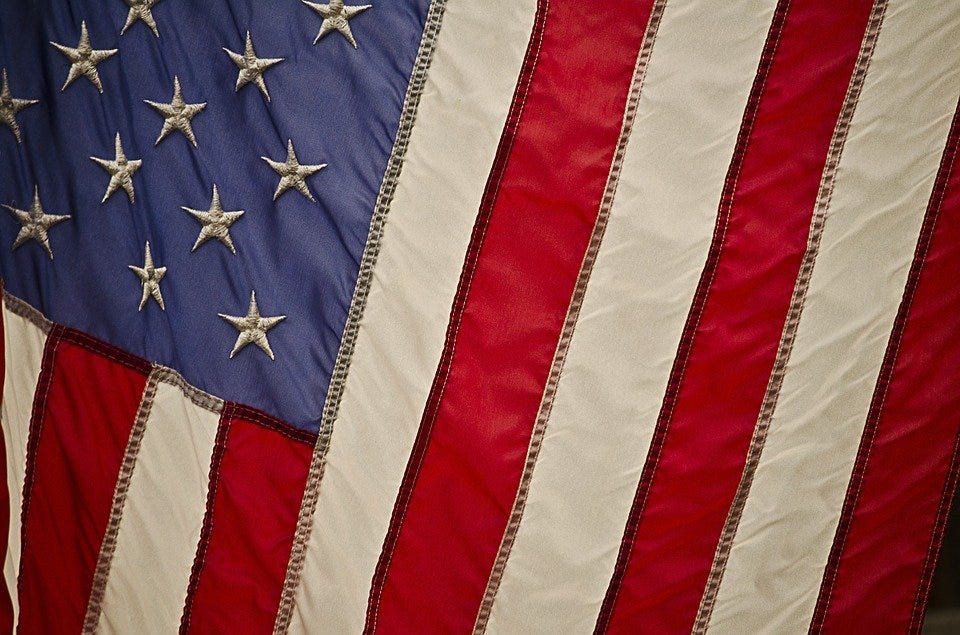 Usa, Flags, Stars And Stripes, United States Of America