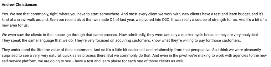 Cardlytics and lifetime value vs customer acquisition cost LTV/CAC