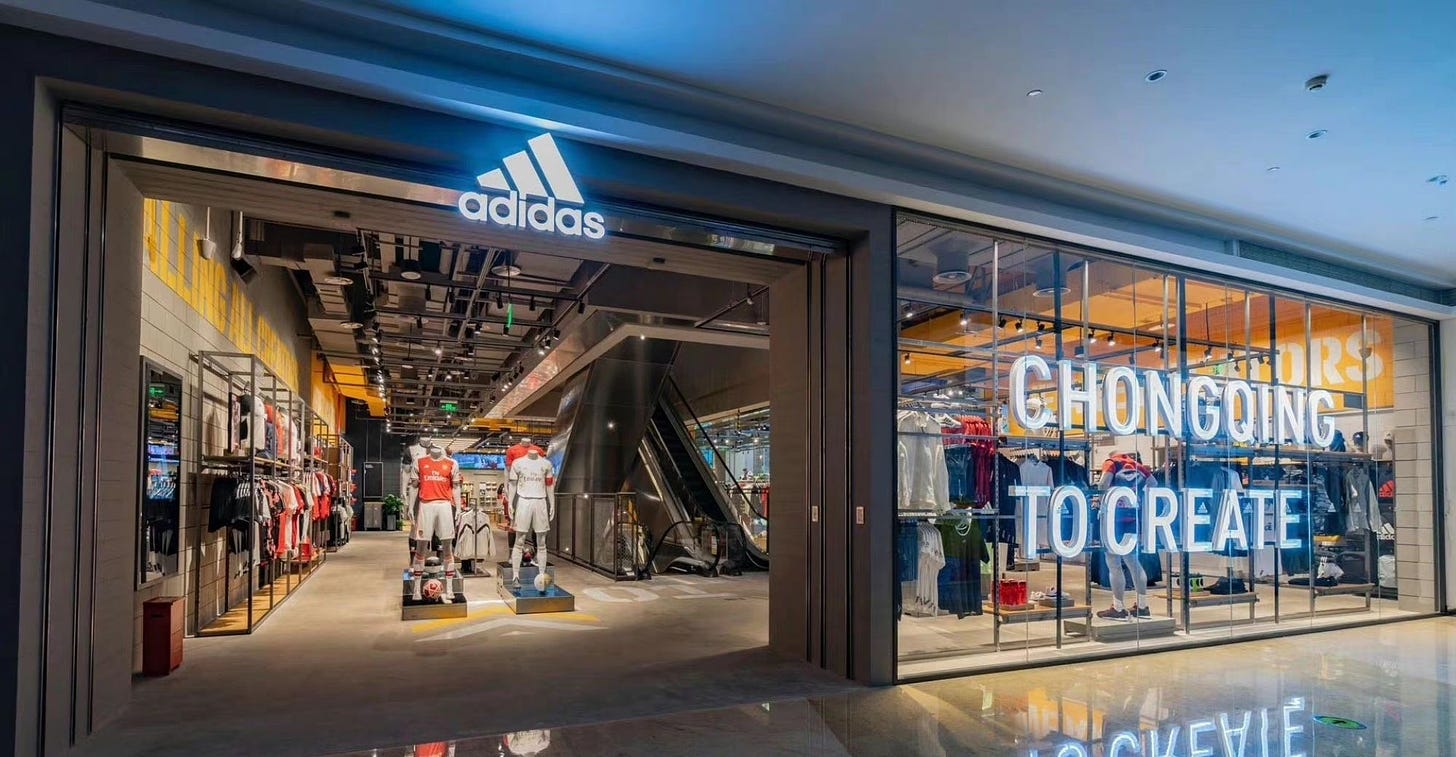 Adidas’s Q1-3 Revenue in China Down Over 25%