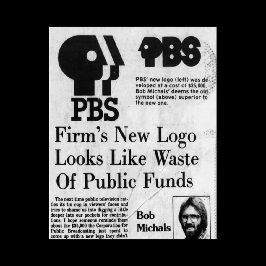 PBS logo criticism, 1984