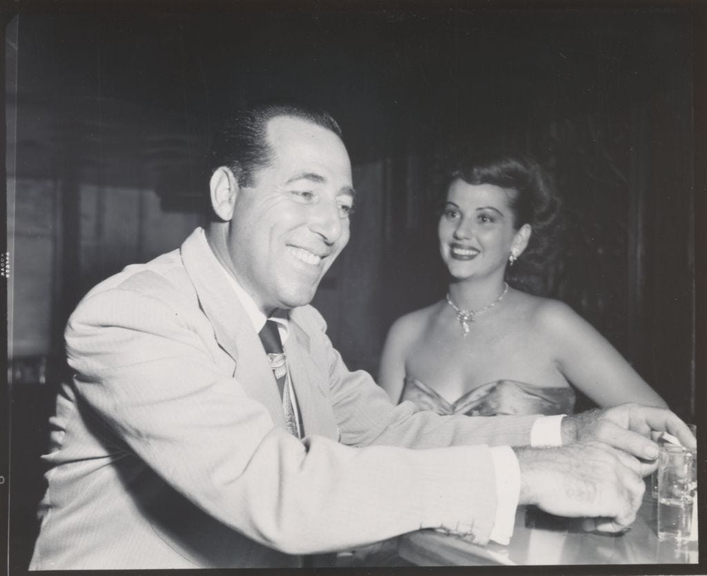 [Man and Woman at a Cocktail Bar, New Orleans] (Getty Museum)