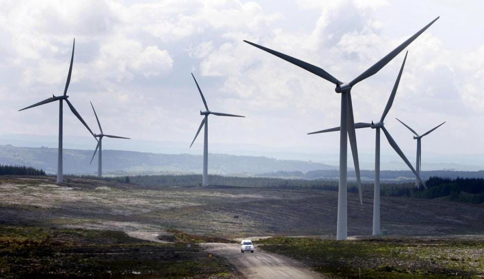 'Staggering' wind farm switch-offs cost energy customers nearly £1bn