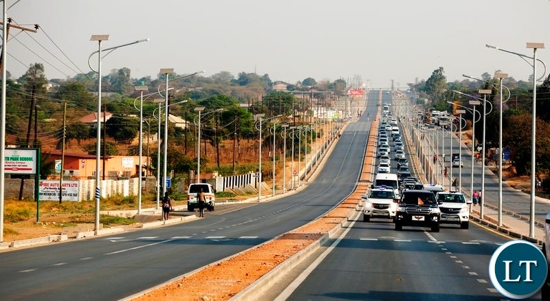 Zambia : Road expansions in Lusaka progressing well and expected to be  completed by 2021