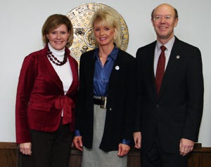 Oklahoma Corporation Commissioners Patrice Douglas, Dana Murphy, and Bob Anthony