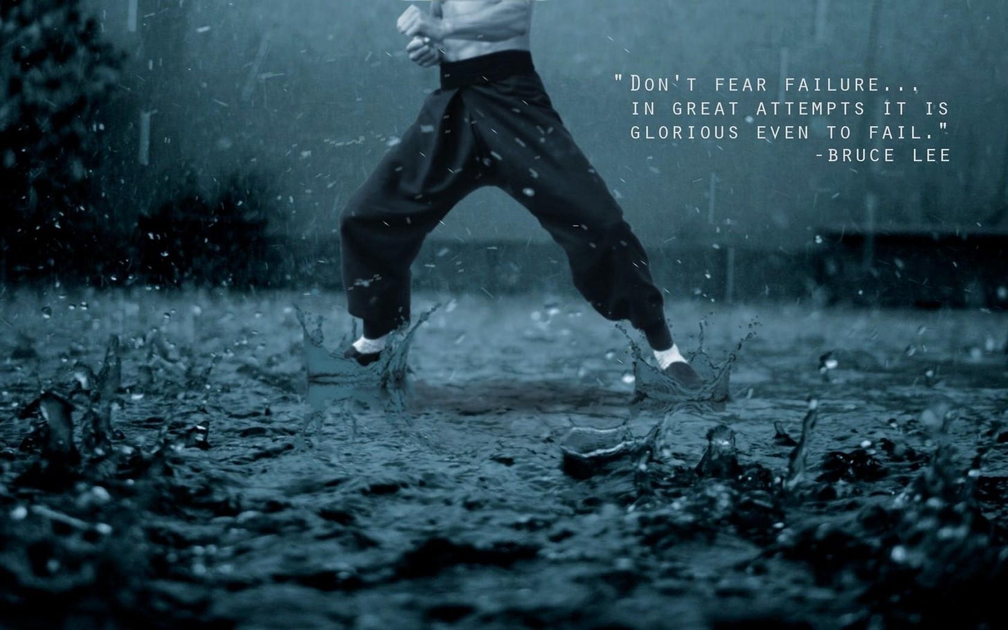 Image] "Don't fear failure... in great attempts it is glorious even to fail."  ~ Bruce Lee : r/GetMotivated