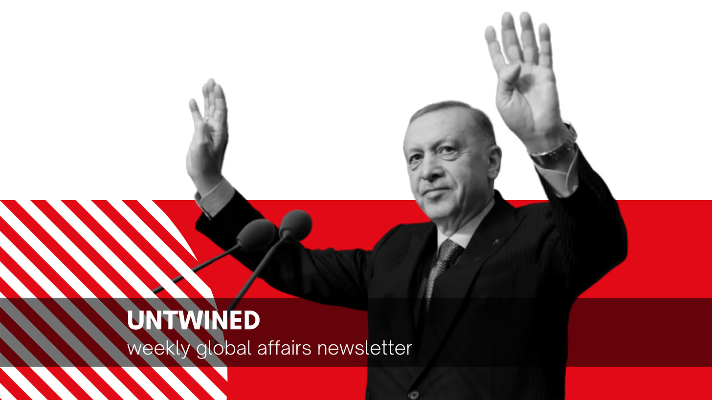 Turkish President Recep Tayyip Erdoğan (Original image: Twitter/@RTErdogan; modified for collage)