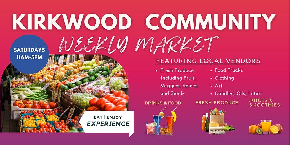 Kirkwood Community Market: Vendor Registration Tickets, Multiple Dates |  Eventbrite