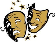 Theater Masks. Happy and Sad entertainment symbol in cartographic style , #AFF, #Happy, #Sad, #Theater, #Masks, #cartographic #ad