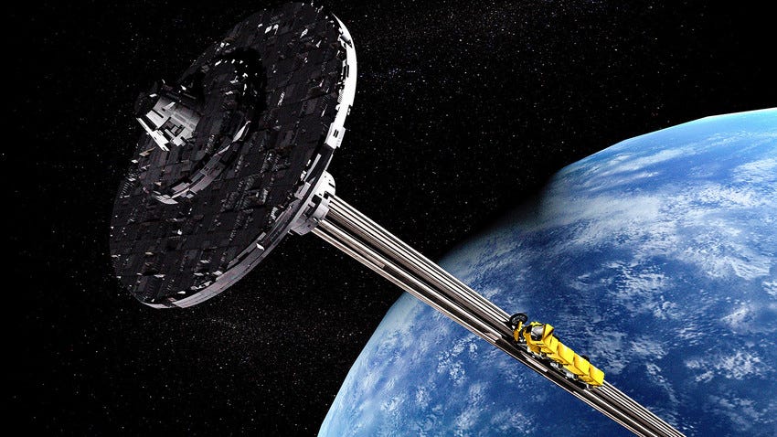 Space Tower: Artist's conception