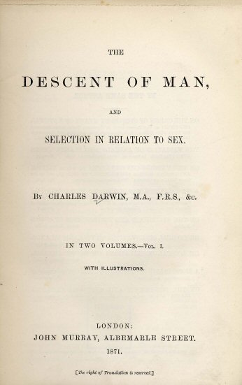 The Descent of Man, and Selection in Relation to Sex - Wikipedia