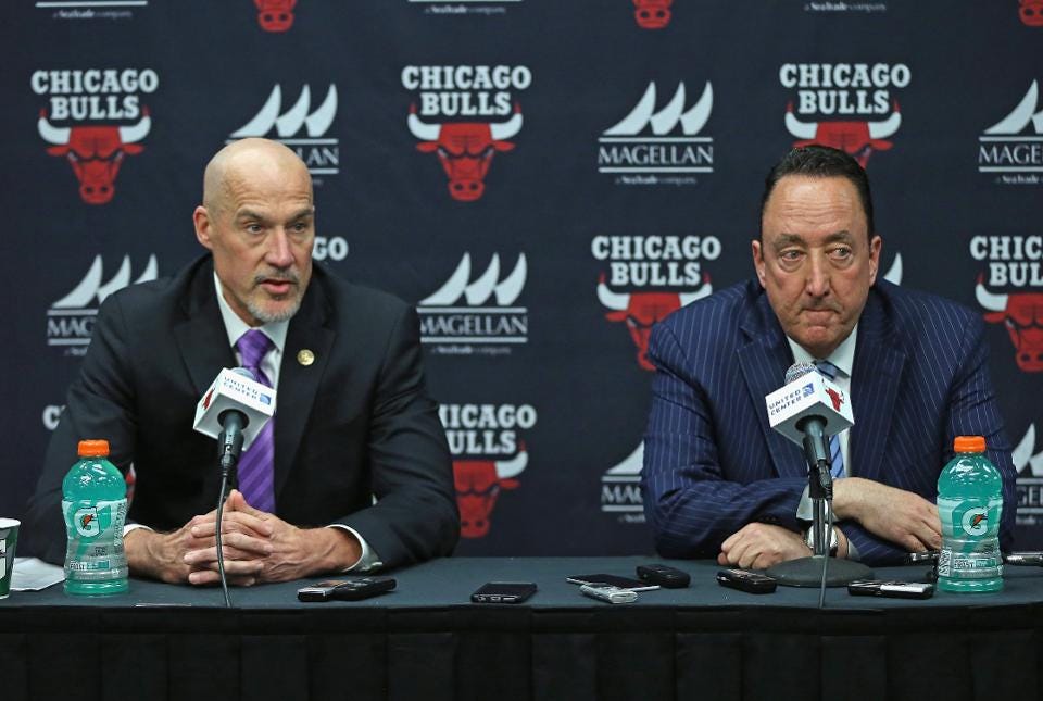 Chicago Bulls Fire Gar Forman, Reassign John Paxson As Arturas ...