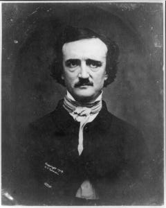 Photo of Edgar Allan Poe.