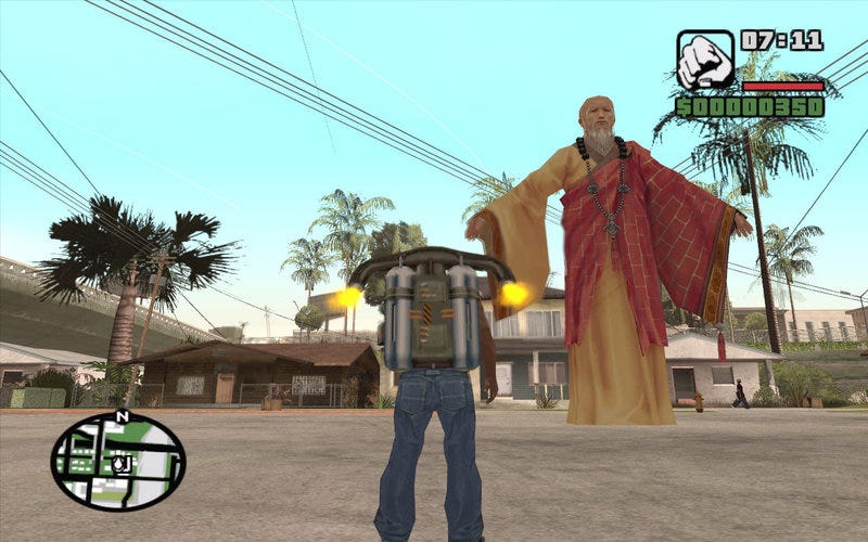 GTA San Andreas Buddhist Monk 和尚 Mod - GTAinside.com