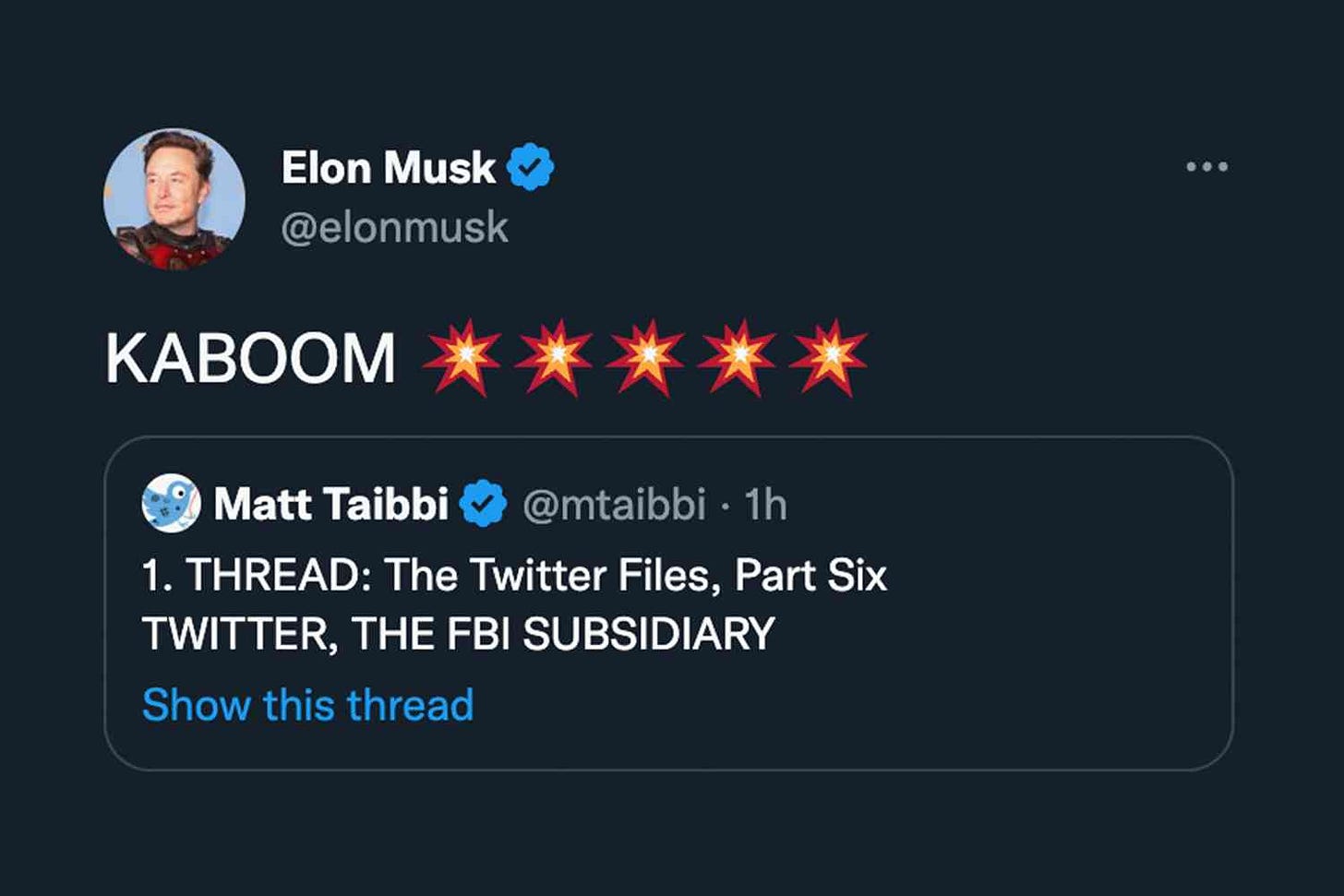 New Elon Twitter Files just dropped titled 