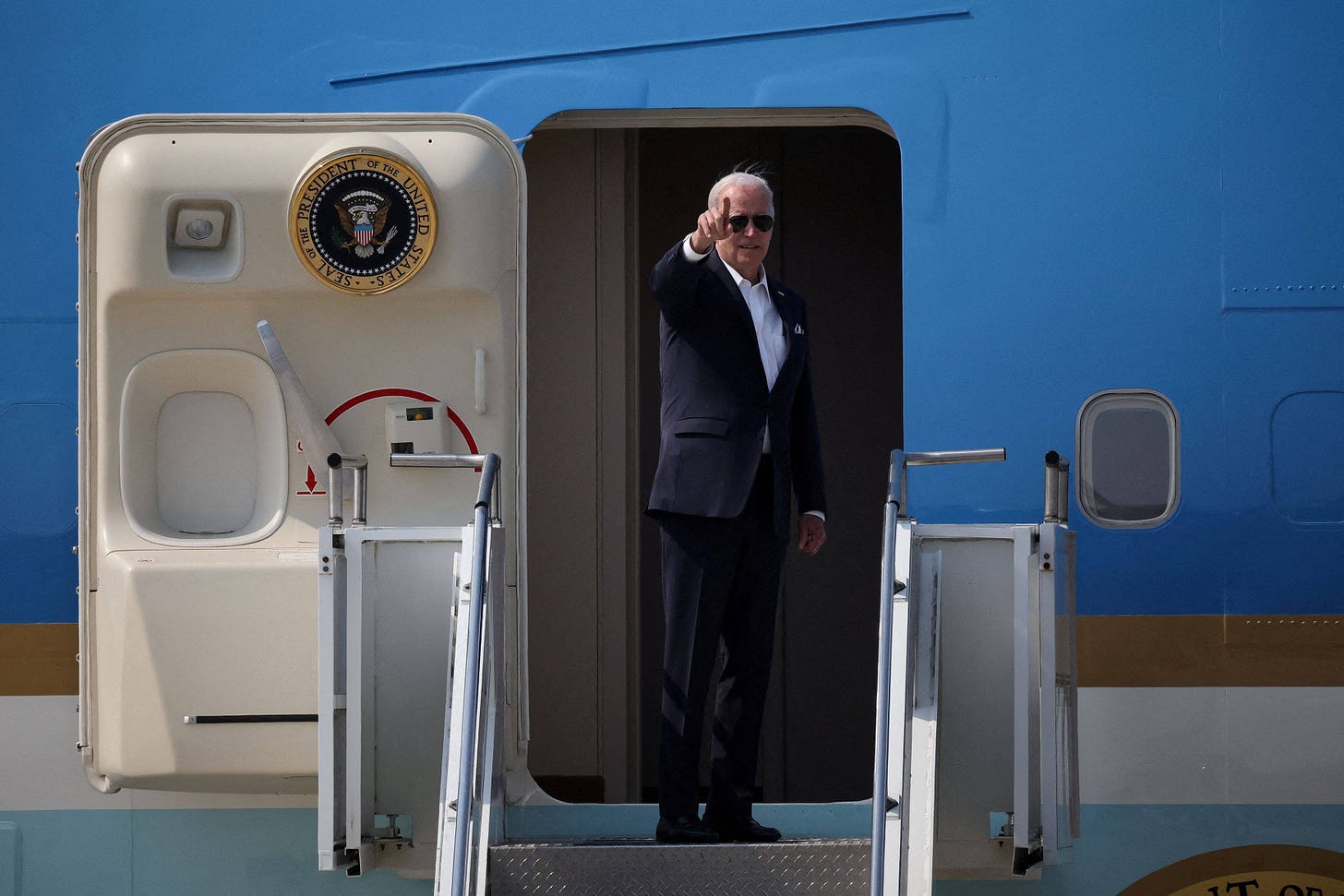 U.S. President Joe Biden on May 22. (Kim Hong-Ji/Pool/Reuters)