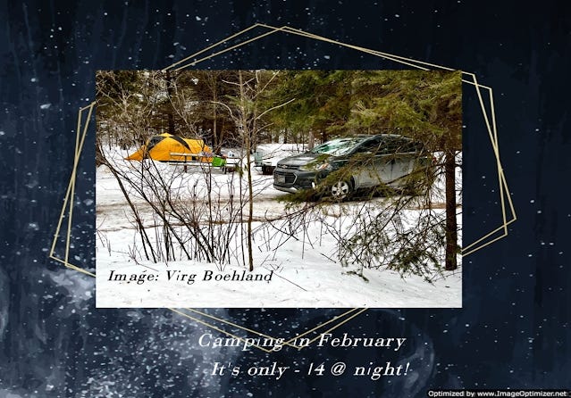 Camping in February At Spirit Mountain Campgrounds
