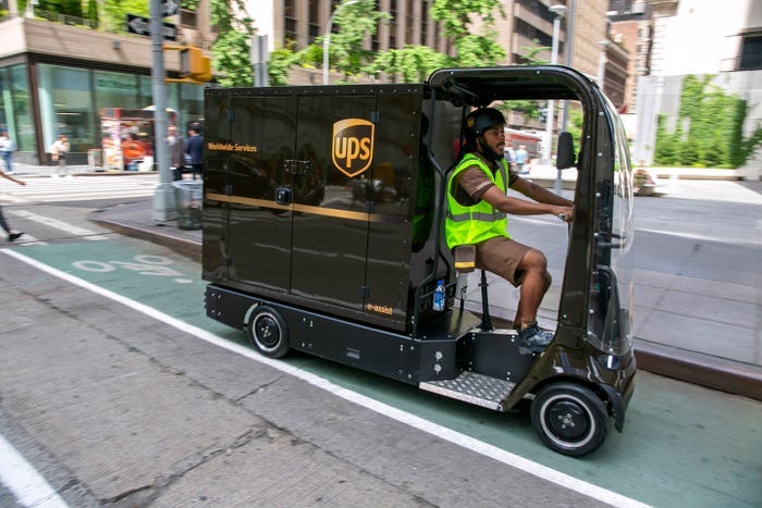 UPS's New Battery-Powered Cargo Cycles Hit NYC Streets
