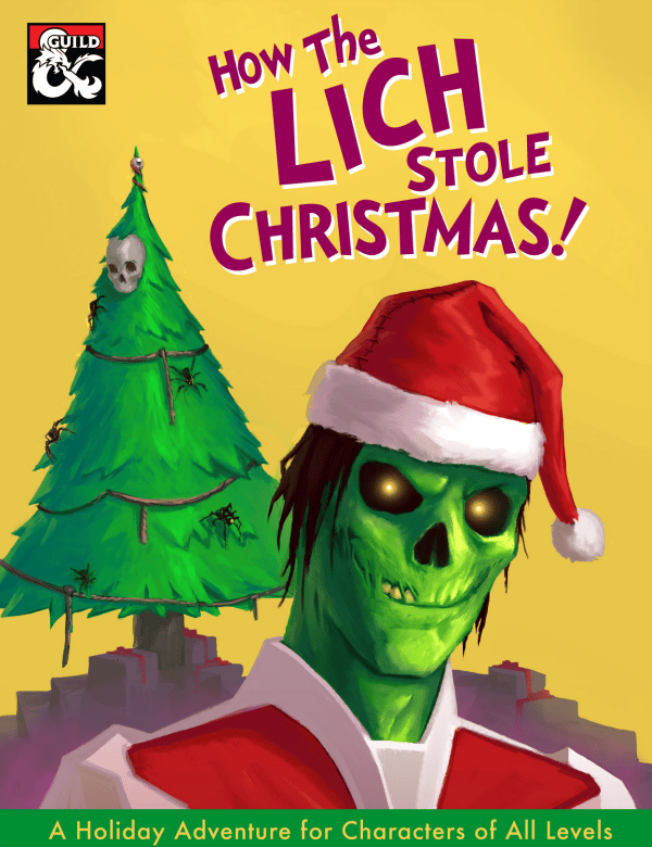 How the Lich Stole Christmas Cover Art