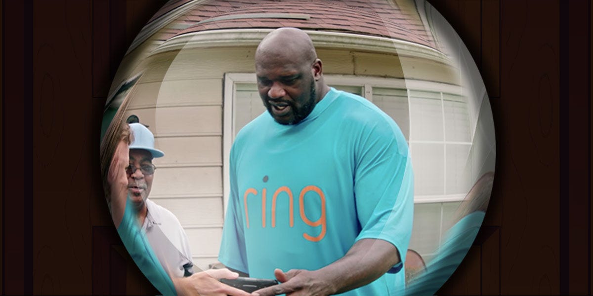 shaq's investment in ring security camera