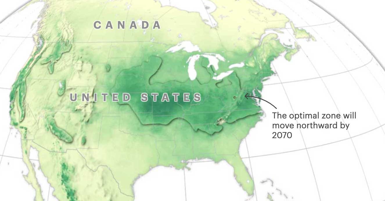 New Climate Maps Show a Transformed United States | ProPublica