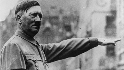 Adolf Hitler Saluting