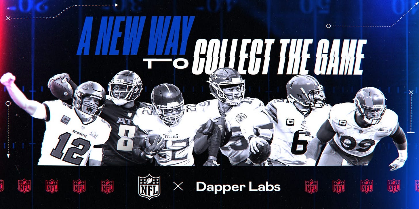 NFL launches NFT collectible highlights, moments with Top Shot creator