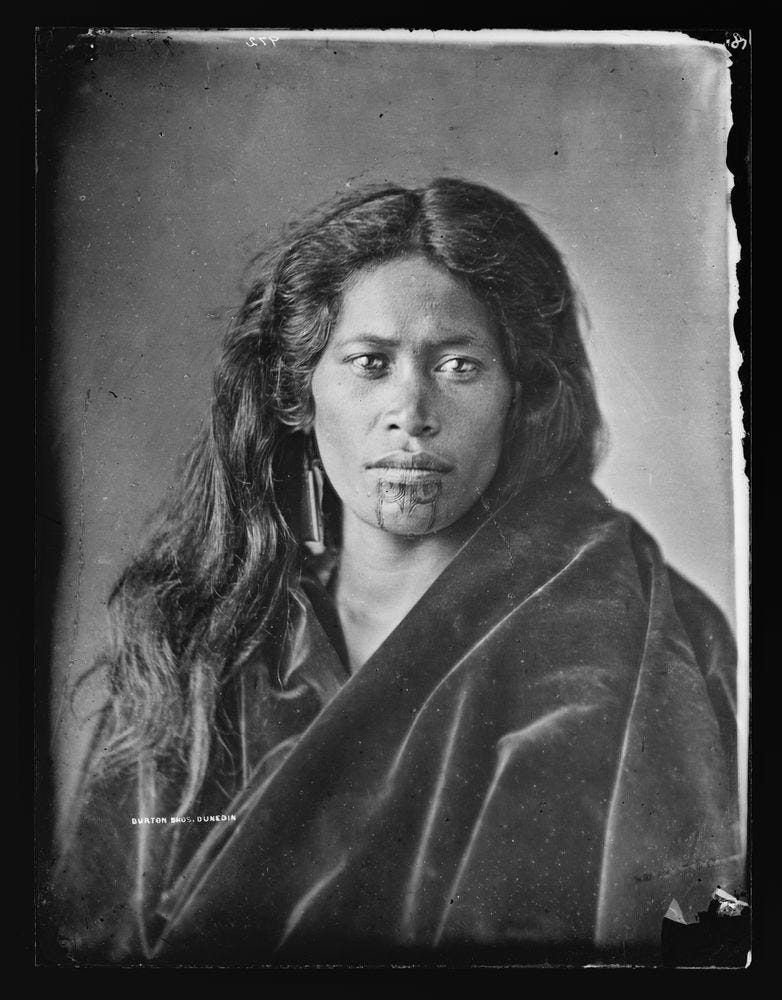 Maori woman | Collections Online - Museum of New Zealand Te Papa Tongarewa