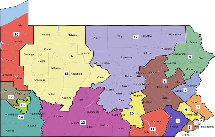 2018 Remedial Congressional Districts