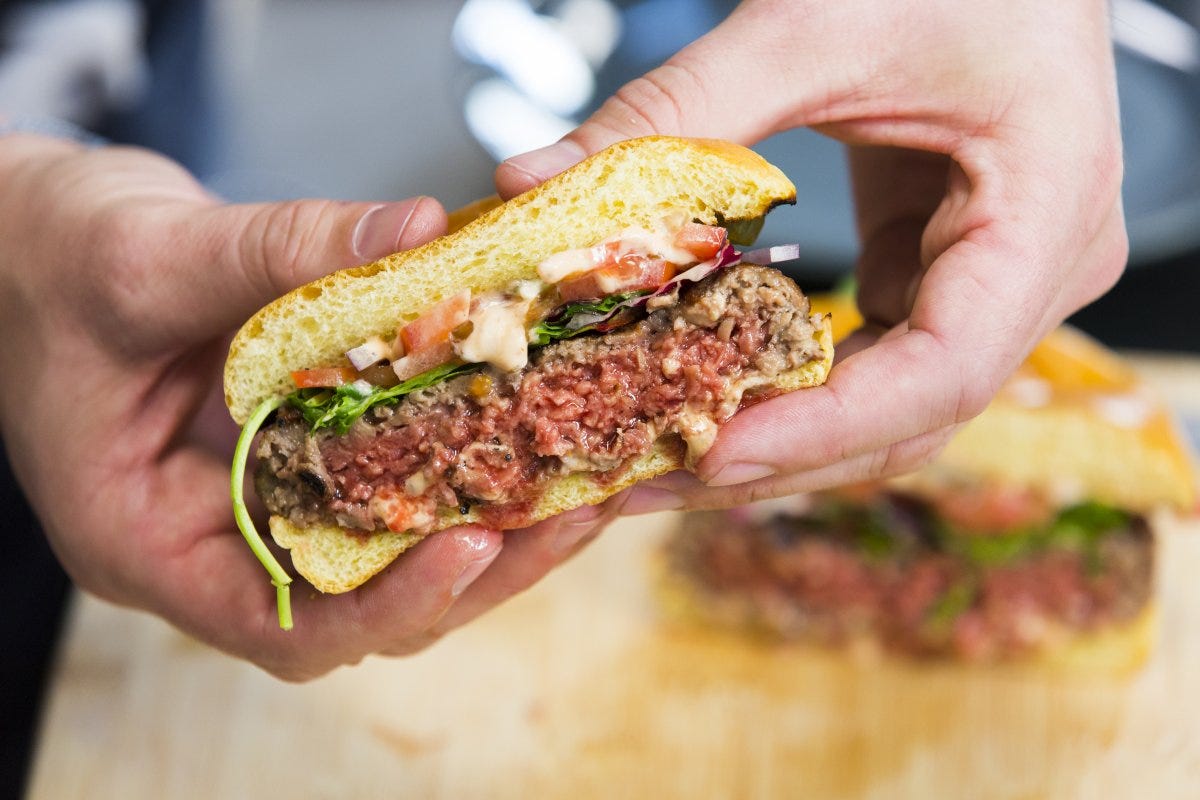 Impossible Burger 2.0 (source: Impossible Foods)