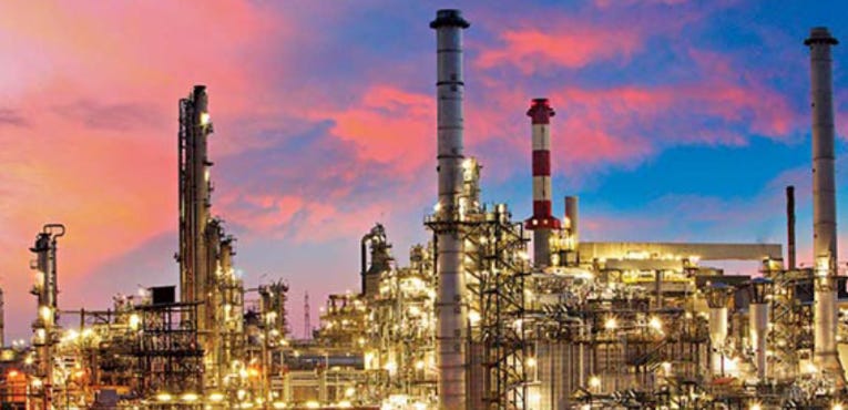 Petroleum industry plant
