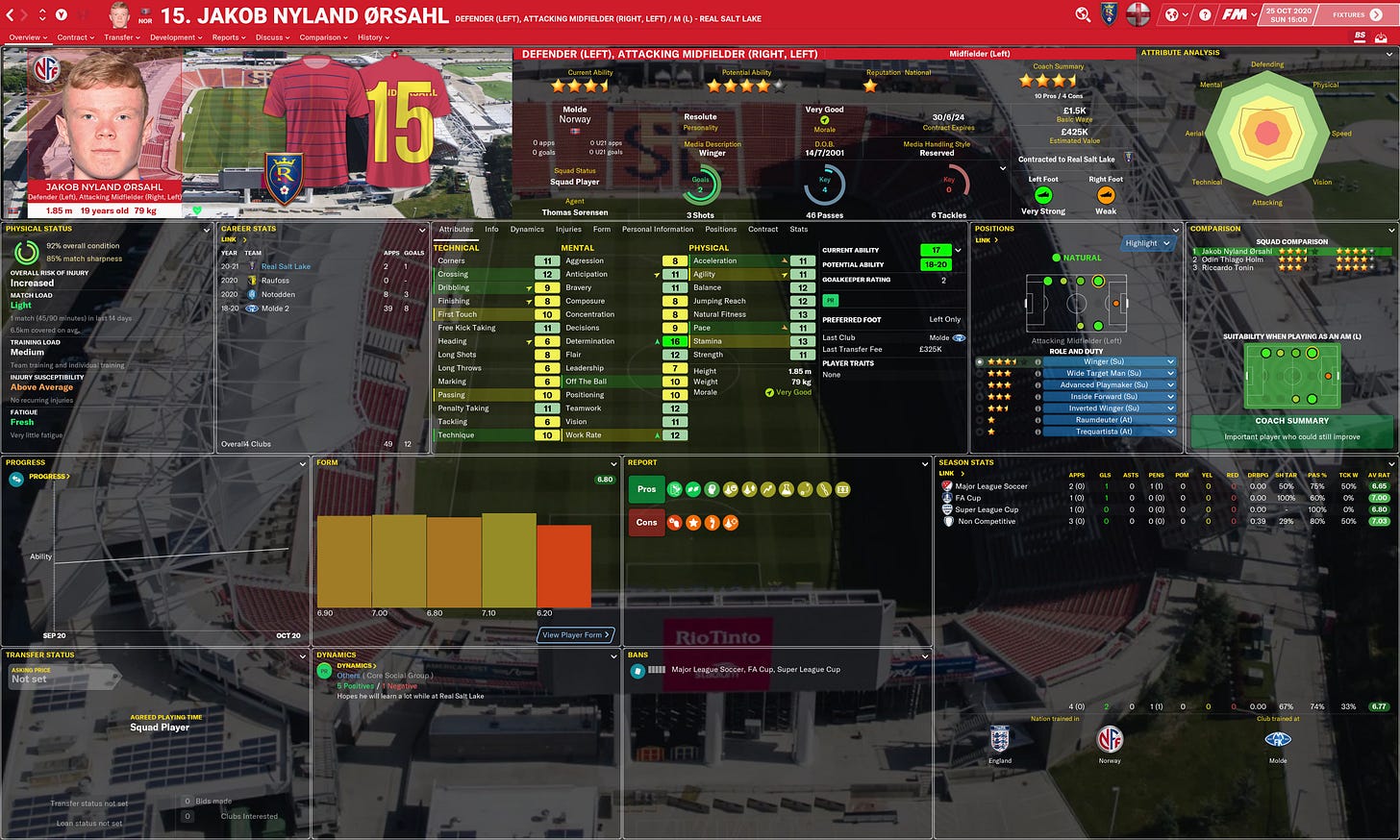 Football Manager 2021 Ørsahl