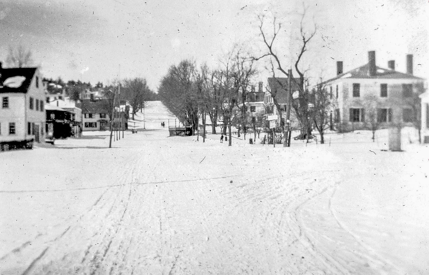 Turnpike Road in winter of 1907