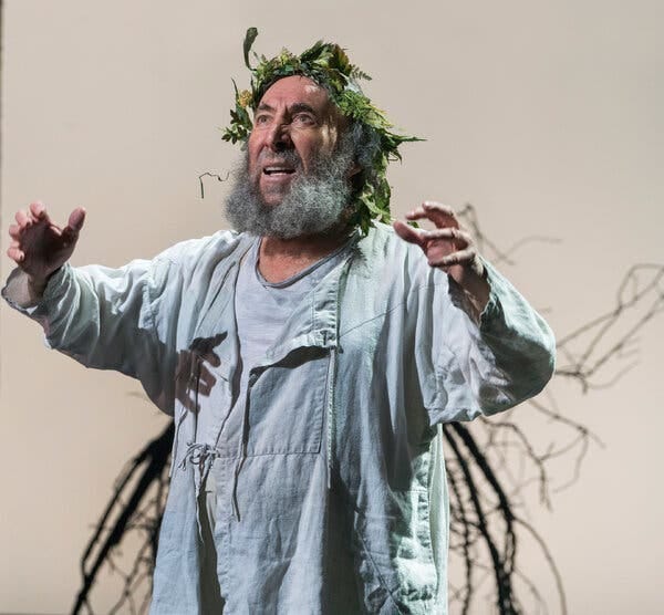 Antony Sher in the title role of “King Lear” in 2018. He was closely associated with the Royal Shakespeare Company for more than four decades.