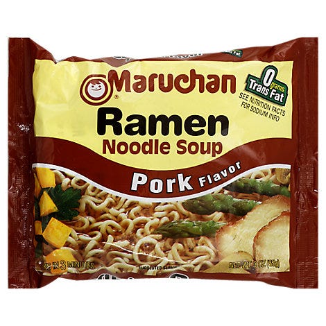 Maruchan Ramen Noodle Soup Chicken Pork - 3 Oz - Albertsons