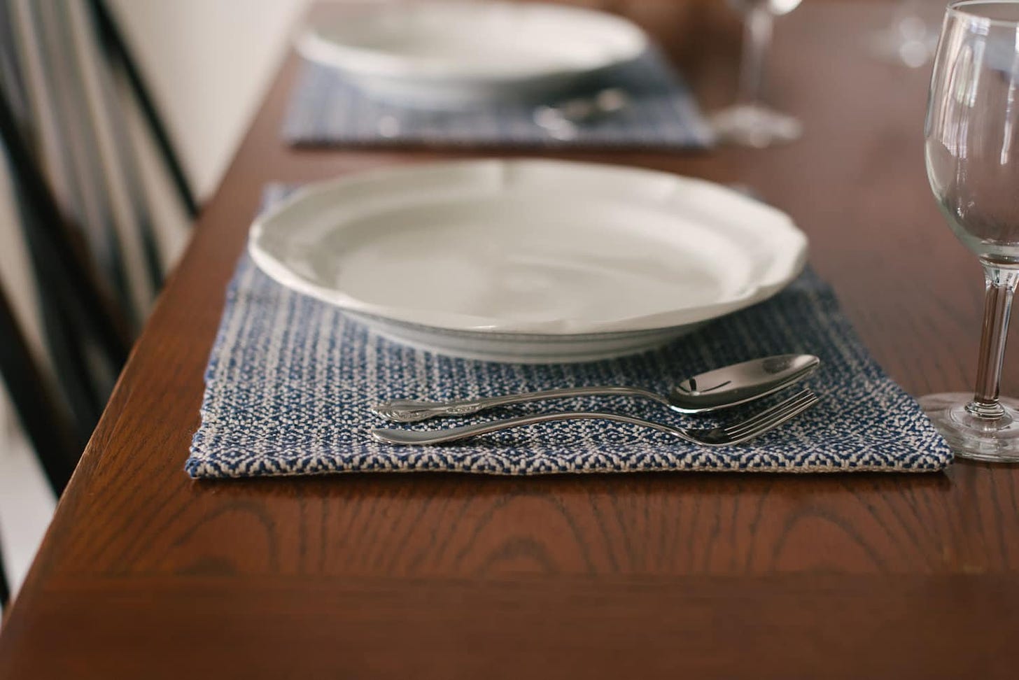 HANDWOVEN MODERN Placemat-dining Table Set-modern Farmhouse - Etsy