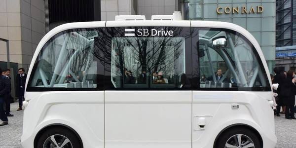 SoftBank to support autonomous shuttles in Japan.