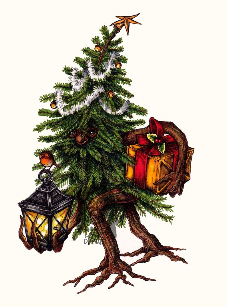 Christmas Tree Ent Tannenbaum Card A5 image 3