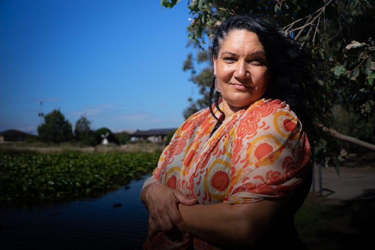 Naomi is an Indigenous survivor of domestic violence. She says more needs to be done to tackle the issue within her community. Indigenous women are 35 times more likely to experience domestic violence than non-Indigenous women [Ali MC/Al Jazeera]