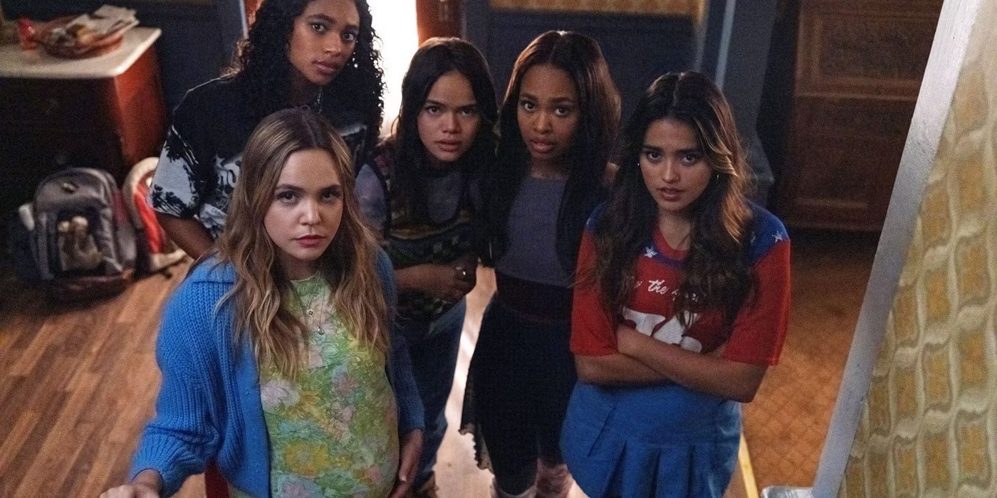 Pretty Little Liars: Original Sin starring Bailee Madison, Chandler Kinney and Maia Reficco. Click here to check it out.