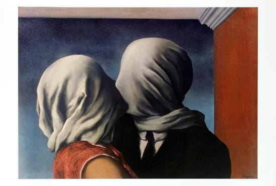 Les Amants (Lovers)' Prints - Rene Magritte | AllPosters.com